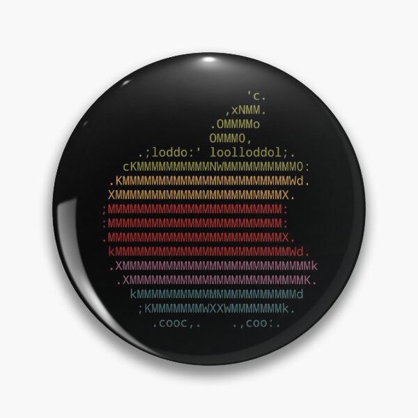 Item preview, MacOS Neofetch ASCII Art Logo designed and sold by WhateverIs.