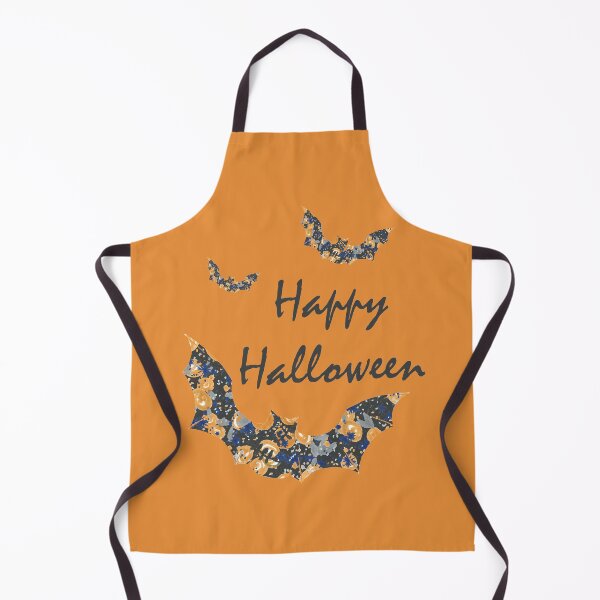 Item preview, Happy Halloween Bats in Orange designed and sold by PineappleMorgan.