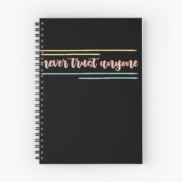 Item preview, never trust anyone , inspirational gift designed and sold by Noussairox.