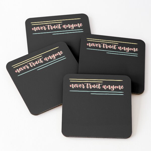 Item preview, never trust anyone , inspirational gift designed and sold by Noussairox.