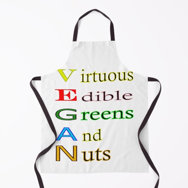 Item preview, Vegan acrostic poem virtue to nuts designed and sold by CottagePop.