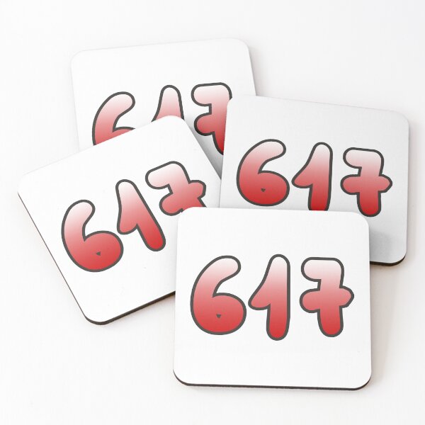 Item preview, 617 Area Code Boston University designed and sold by Hebrew Stickers.