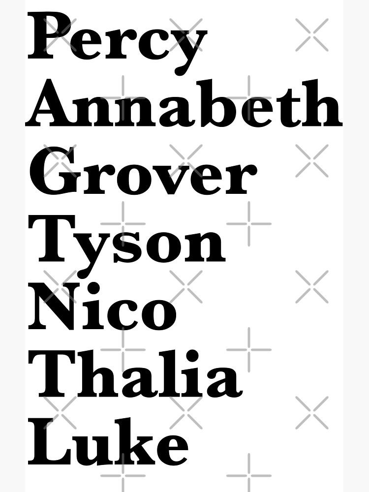 "Camp Halfblood Campers" Poster for Sale by SammiDesign Redbubble