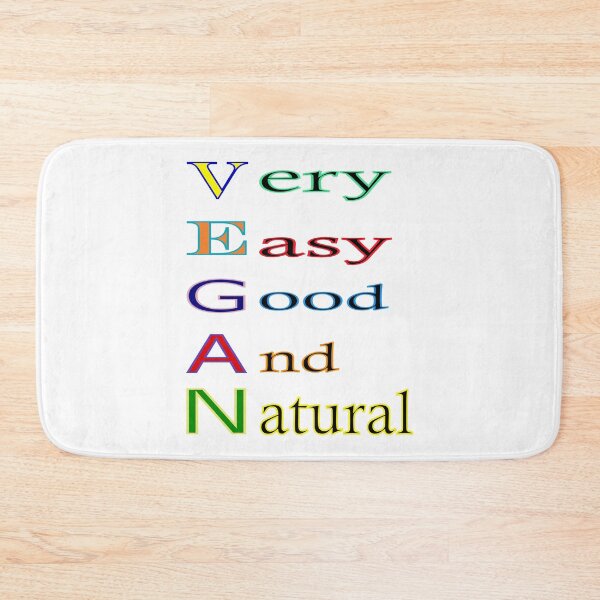 Item preview, Vegan acrostic poem good and natural designed and sold by CottagePop.