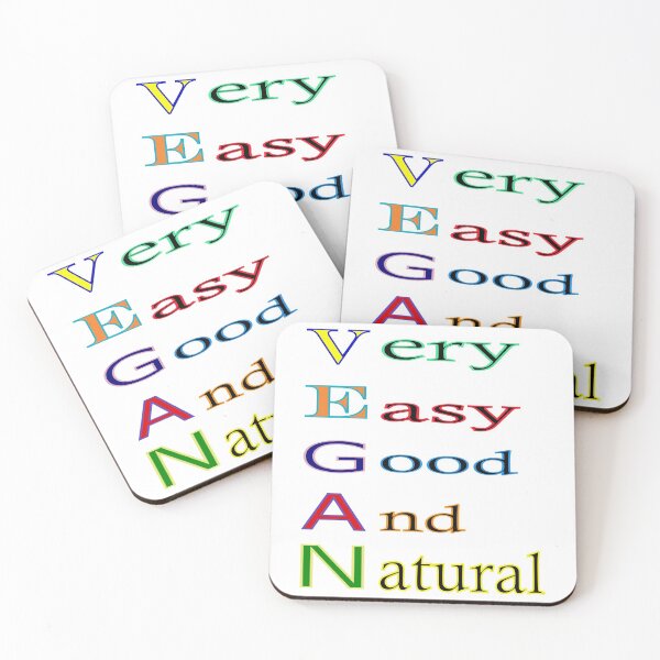 Item preview, Vegan acrostic poem good and natural designed and sold by CottagePop.