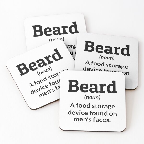 Item preview, Beard Bearded Funny Sayings Humour designed and sold by CuteDesigns1.
