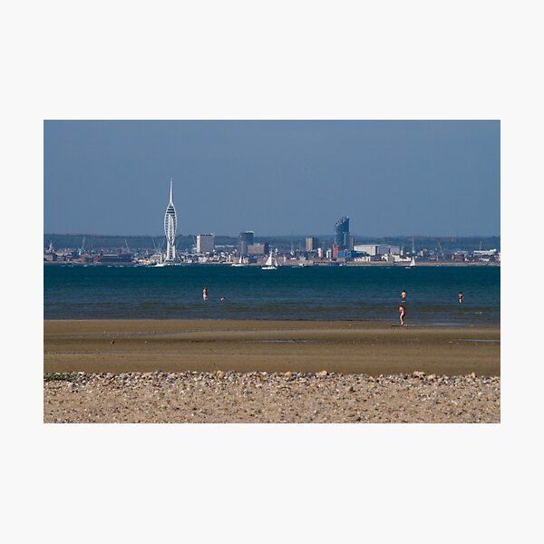 Pompey from Appley Photographic Print