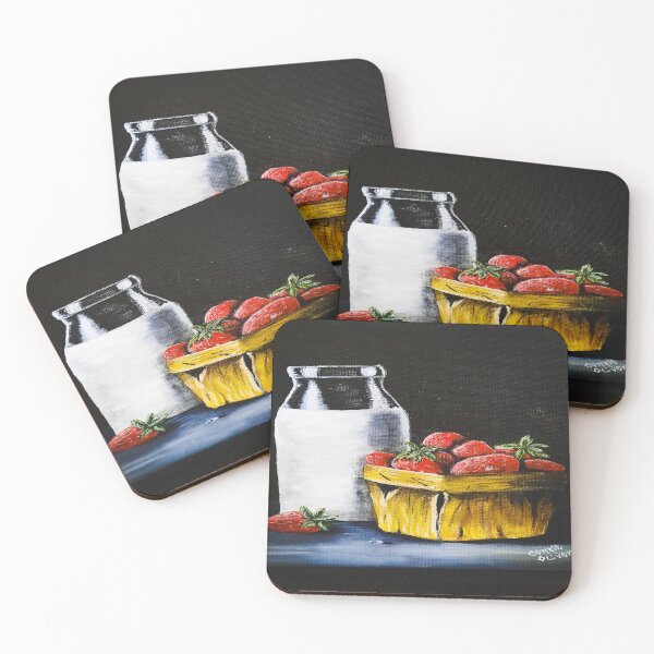 Item preview, Strawberry Milkshake Painting  designed and sold by MagicEmpress.