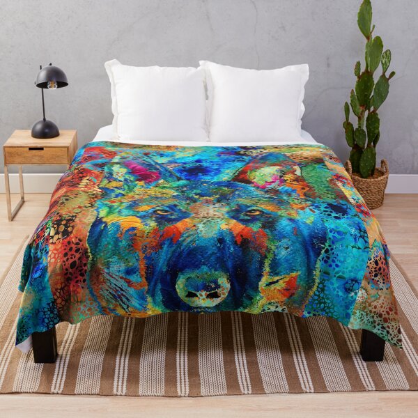 Item preview, Bright Fun Colorful German Shepherd Dog Art designed and sold by Sharon Cummings Art.