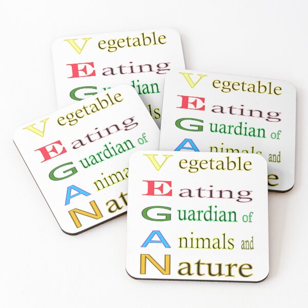 Item preview, Vegan acrostic poem guardian of animals and nature designed and sold by CottagePop.