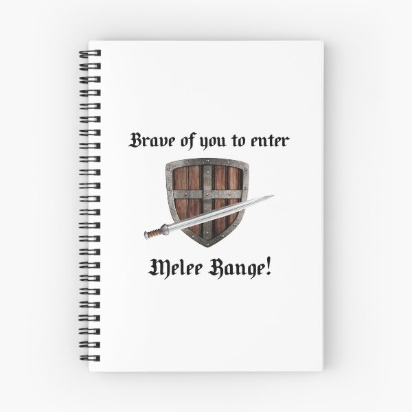 Item preview, Melee Range Sword & Shield - Design #1 (On White) designed and sold by epinkb.