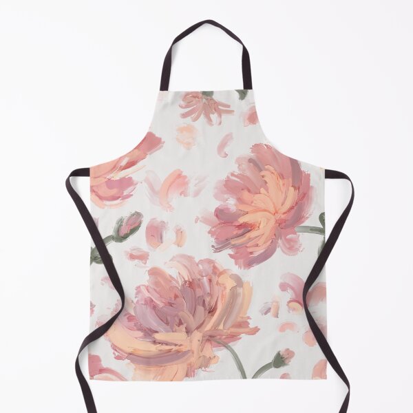 Item preview, Hand Painted Soft Pink Flower on White Background designed and sold by cozycaroline.