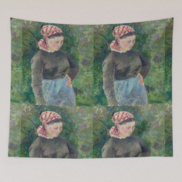 Item preview, Impressionist Art Peasant Woman (1880) by Camille Pissarro designed and sold by Designedbysm.