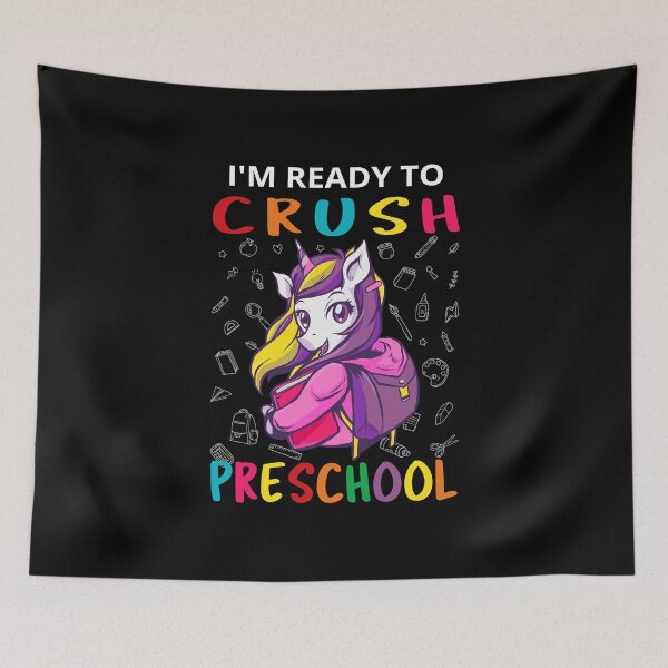 Item preview, I'm Ready To Crush Preschool V - Unicorn designed and sold by Lemon Pepper.