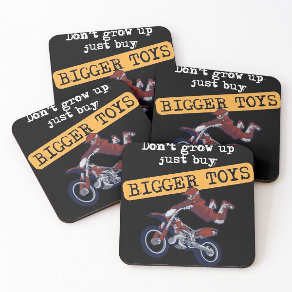 Item preview, Dont Grow up Just buy Bigger Toys Motocross Dirt Biking  designed and sold by Rzelemenz.