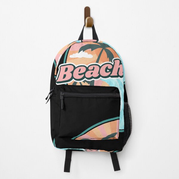 Item preview, Beach vibes retro logo designed and sold by Honeybee Designs.
