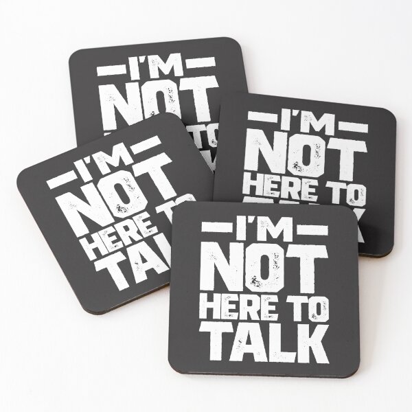 Item preview, I'm Not Here To Talk Gym Bodybuilding Muscle designed and sold by cidolopez.