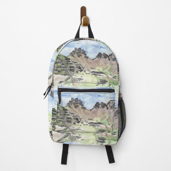 Item preview, watercolor mountains designed and sold by Hallamalla.