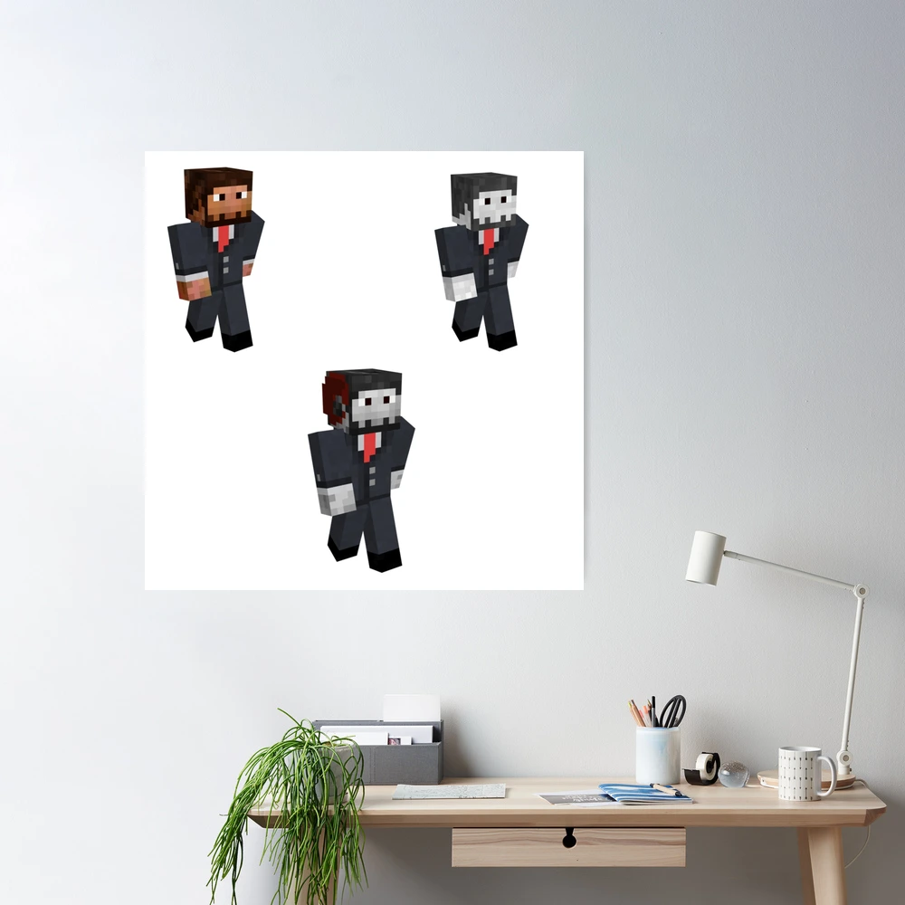 dream team minecraft skins Sticker for Sale by bestizeyy