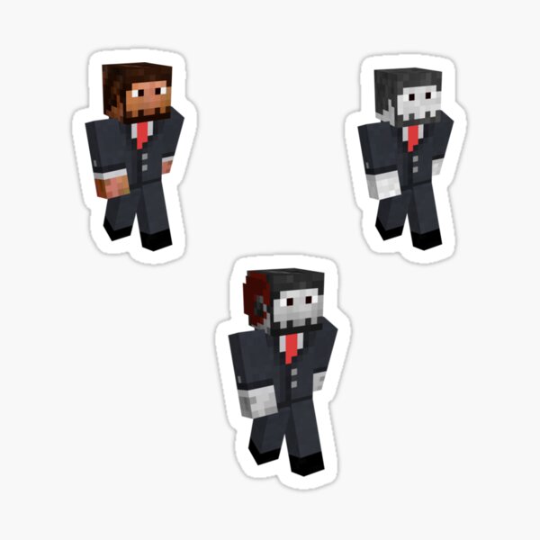 Jschlatt Minecraft Skin Sticker For Sale By Nicole7e Redbubble 3490