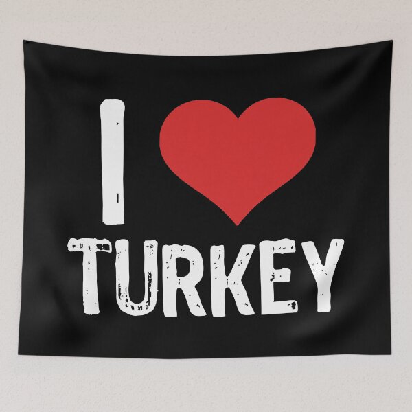 Item preview, I Love Turkey designed and sold by The "I Love Everything" Shop.
