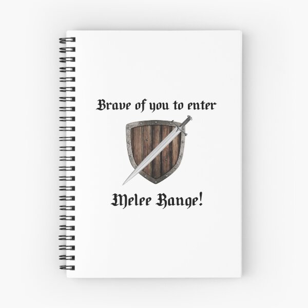 Item preview, Melee Range Sword & Shield - Design #2 (On White) designed and sold by epinkb.