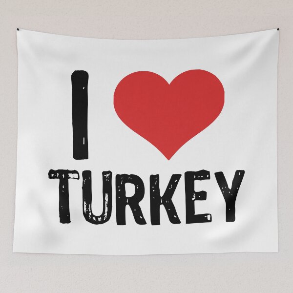 Item preview, I Love Turkey designed and sold by The "I Love Everything" Shop.