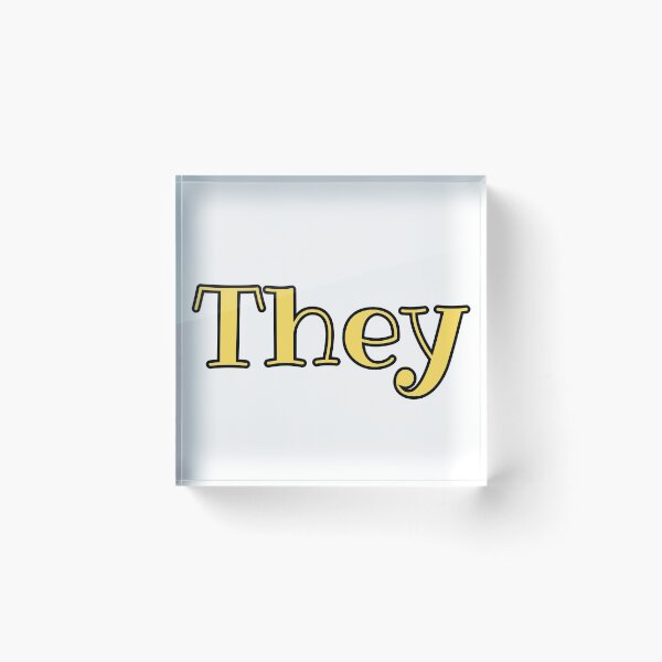 Item preview, They is the gender designed and sold by Colorful Misfits.