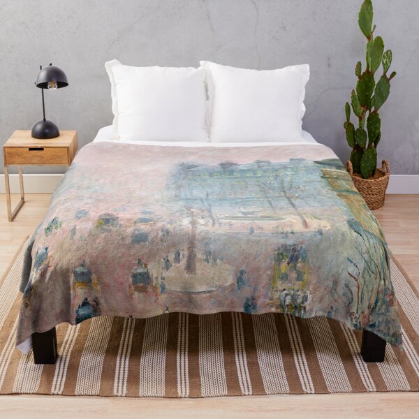 Item preview, Impressionist Art Place du Theatre Francais: Fog Effect (1897) by Camille Pissarro designed and sold by Designedbysm.