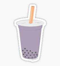 Taro Bubble Tea Sticker