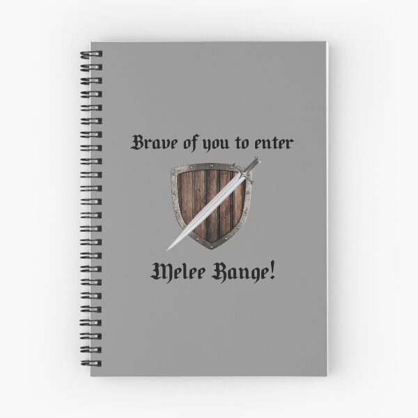 Item preview, Melee Range Sword & Shield - Design #2 (On Grey) designed and sold by epinkb.