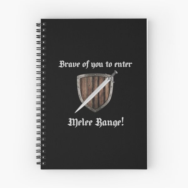Item preview, Melee Range Sword & Shield - Design #2 (On Black) designed and sold by epinkb.