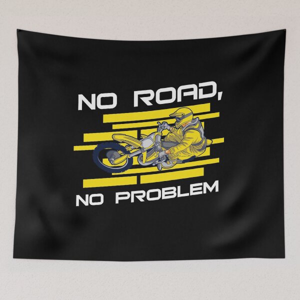 Item preview, No Road No Problem Motocross Off Road Dirt Bike Dirt Biking  designed and sold by Rzelemenz.