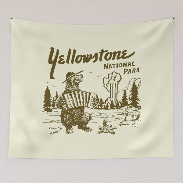 Artikelvorschau, Yellowstone Nationalpark entworfen und verkauft von TekknoOutfits.