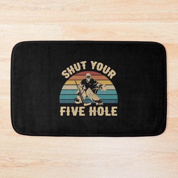 Item preview, Shut Your Five Hole Retro Vintage Tshirt Ice Hockey Goalie designed and sold by teatordena.