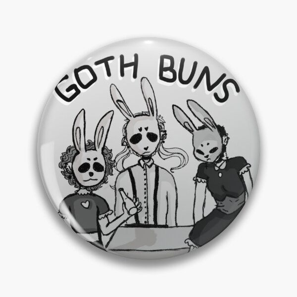 Item preview, Goth Buns Original Design designed and sold by toxickarma-shop.