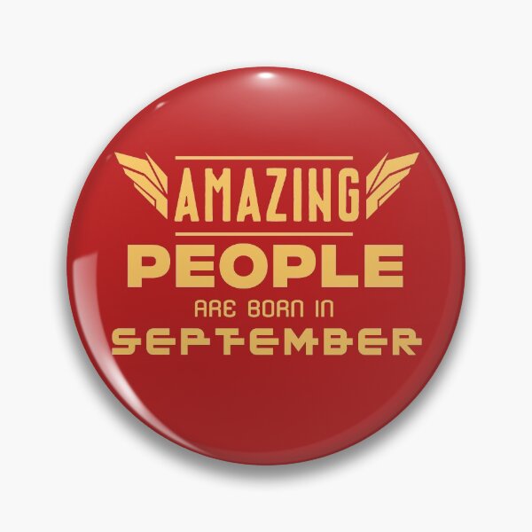 Item preview, Amazing People Are Born In September Happy Birthday Quote designed and sold by Naumovski.