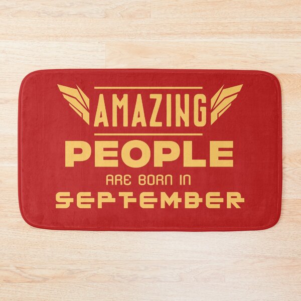 Item preview, Amazing People Are Born In September Happy Birthday Quote designed and sold by Naumovski.