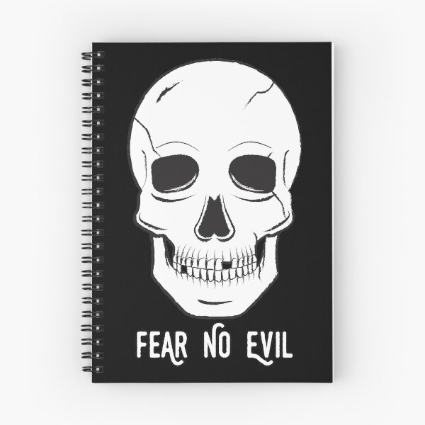 Item preview, Fear No Evil Skull Quote designed and sold by CitricDreams.