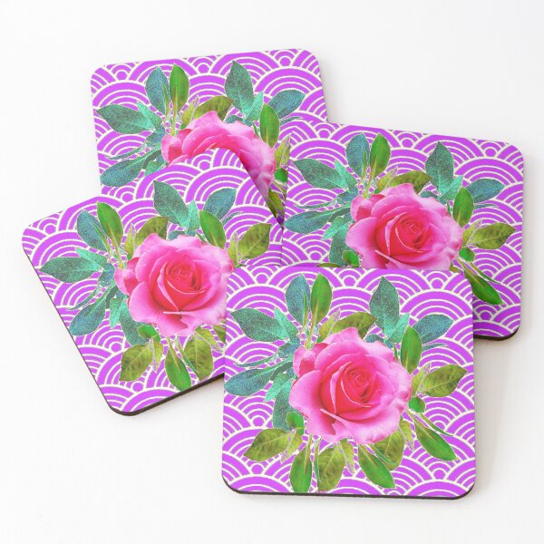 Item preview, PINK  ROSE GARDEN ART LILAC-WHITE ABSTRACT CLOUD PATTERN designed and sold by sharlesart.