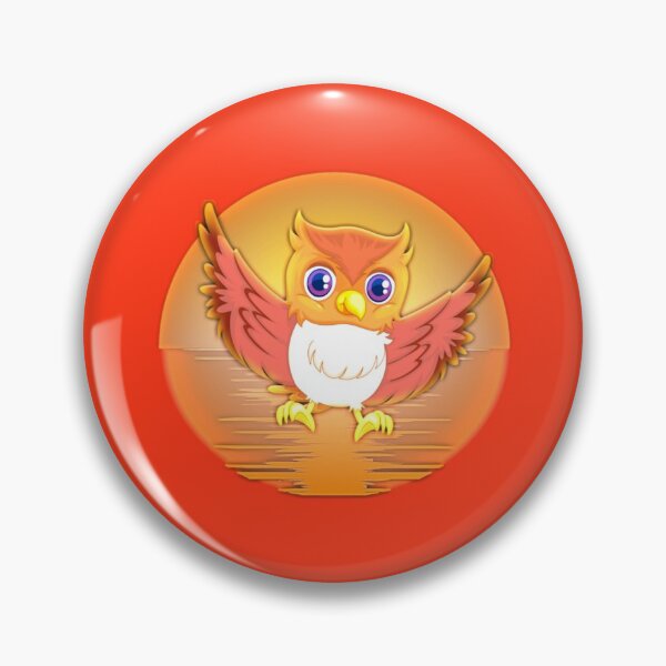 Item preview, Cute Owl With Sunset Pattern Design designed and sold by Zareen Sayyed.