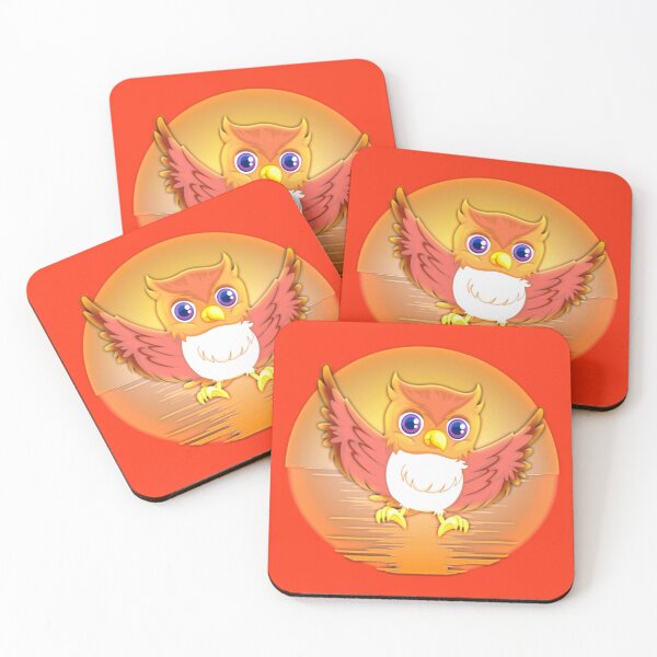 Item preview, Cute Owl With Sunset Pattern Design designed and sold by Zareen Sayyed.
