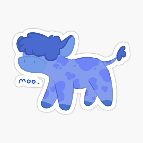 Miracle Valentine on X: Cute Blueberry Milk Cow Please check my merch  store to see more cute artworks of mine * Redbubble:   * Teepublic:  #redbubble  #teepublic #fineartamerica #cow #milkcow #cutecow #