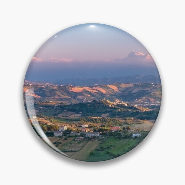 Item preview, Beautiful sunset on the countryside of Marche in a summer evening designed and sold by zakaz86.