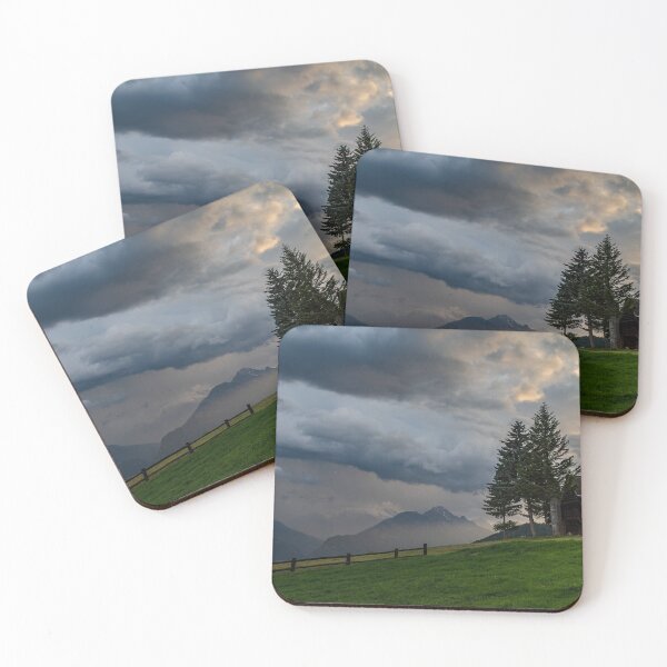 Item preview, Stormy clouds over the mountains of Valle d'Aosta designed and sold by zakaz86.