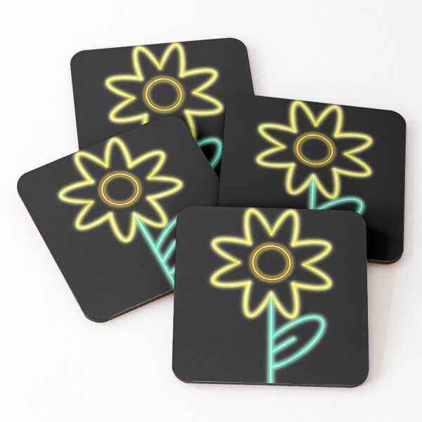 Item preview, flower neon sign designed and sold by pincelycolores.