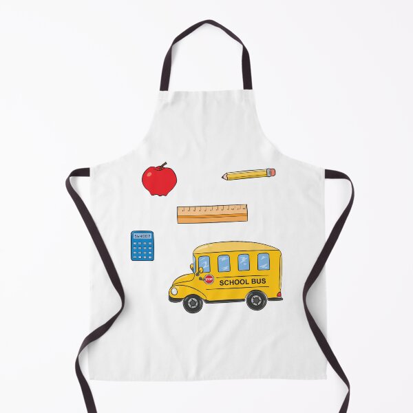 Item preview, Back to School Bus and supplies designed and sold by tryinart.