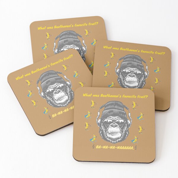Item preview, funny gorilla loves bananas and music for man, woman and children designed and sold by Marouane21.
