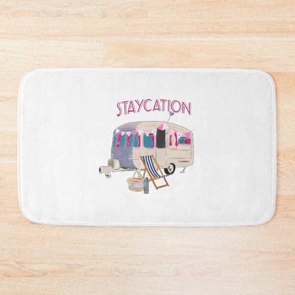 Item preview, Staycation Vintage Caravan Trailer  designed and sold by Leatextileart.