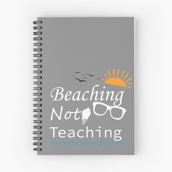 Item preview, Teacher Gifts, Beaching Not Teaching, Retirement, Retired Teacher, Summer Time Teacher, Schools Out, Summer Teacher designed and sold by adjamine.